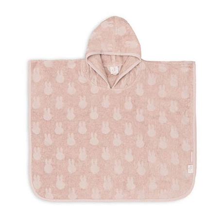 Poncho de bain coton éponge Jollein - Miffy Jacquard Rose Sauvage - 65x62 cm - Bébé ROSE 1 - vertbaudet enfant 