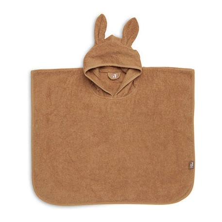 Poncho de Bain enfant 1 à 4 ans Caramel - JOLLEIN - Mixte - 100% coton - Bébé - 60 x 62 cm MARRON 1 - vertbaudet enfant 