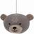 Mobile tissu Bébé Animals - Pour lit bébé GRIS 2 - vertbaudet enfant 