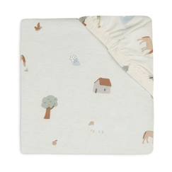 Drap-housse Jersey Ferme - 60 x 120 cm - Lit bébé  - vertbaudet enfant