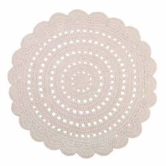 Tapis rond Alma Ecru - NATTIOT - Coton - 120 cm  - vertbaudet enfant