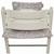 Coussin de chaise haute évolutive - JOLLEIN - Botanical Nougat - Réglable - Siège bébé - Blanc - Beige - Mixte BEIGE 3 - vertbaudet enfant 