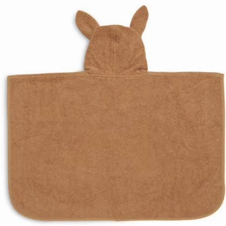 Poncho de Bain enfant 1 à 4 ans Caramel - JOLLEIN - Mixte - 100% coton - Bébé - 60 x 62 cm MARRON 2 - vertbaudet enfant 