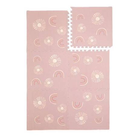 Tapis d éveil et jeux Enfant Puzzle Arc En Ciel Rose - 120 x 180 cm - Géant - Mousse EVA sûre et durable - Kidolo BLANC 1 - vertbaudet enfant 