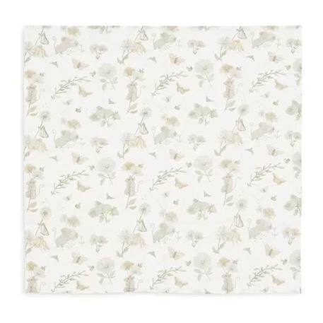 Linges de Coton - JOLLEIN - Dreamy Mouse - Blanc - 70x70 cm - Lot de 2 BLANC 1 - vertbaudet enfant 