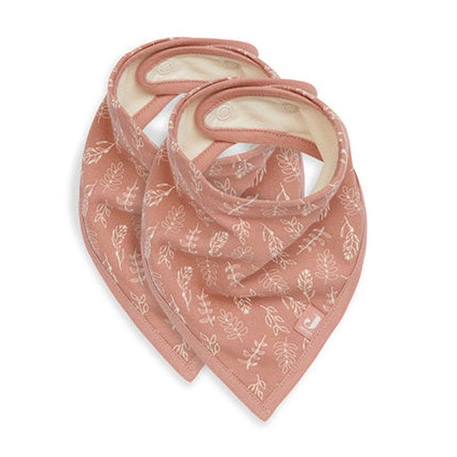 Bavoir Bandana Meadow Rose des Bois (2pcs) - Jollein ROSE 1 - vertbaudet enfant 