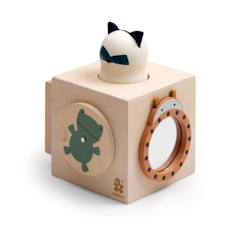 -Cube d'activités bébé en bois Woodland - Sebra