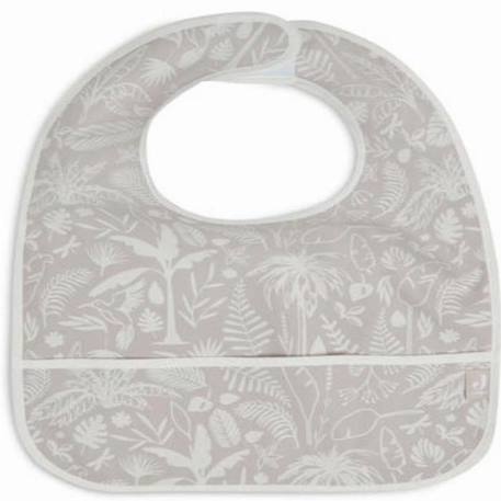 Bavoir Imperméable Botanical Nougat (2pcs) - Gris - Jollein GRIS 2 - vertbaudet enfant 