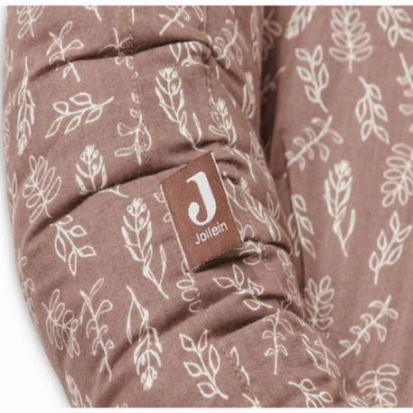 Réducteur de lit - JOLLEIN - Meadow Chataigne - 100% coton - 52 x 90 cm - Pour bébé - Marron ROSE 2 - vertbaudet enfant 