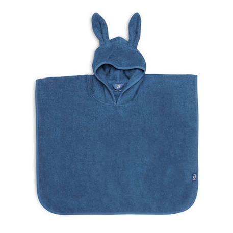 Poncho de Bain bébé coton 1 à 4 ans coton Jeans Bleu BLEU 1 - vertbaudet enfant 