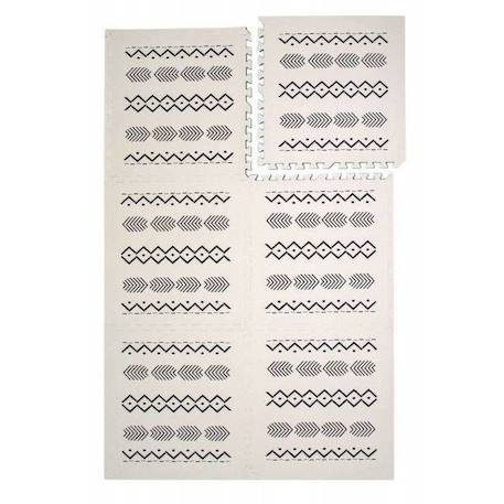 Tapis d éveil et jeux Enfant Puzzle Tribal - 120 x 180 cm - Géant - Mousse EVA sûre et durable - Kidolo BLANC 1 - vertbaudet enfant 