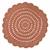 Tapis rond Alma Ambre - NATTIOT - Coton - 120 cm MARRON 1 - vertbaudet enfant 