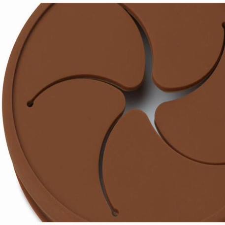 Gobelet bébé à goûter avec couvercle Silicone Caramel - JOLLEIN - 160 ml - 6 mois MARRON 2 - vertbaudet enfant 