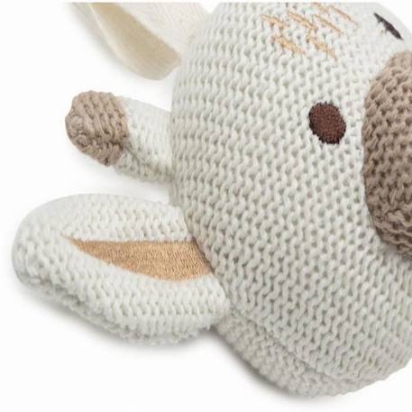 Peluche musicale Giraffe Jollein - Blanc BLANC 2 - vertbaudet enfant 