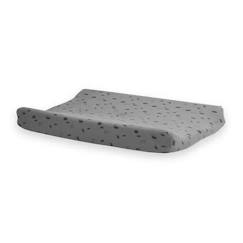 Housse de matelas à langer en jersey - JOLLEIN - Spot Gris Tempête - 100% coton - 50 x 70 cm  - vertbaudet enfant