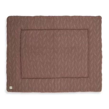 Tapis de parc Spring Knit Chestnut - 80 x 100 cm - Tissu doux et épais MARRON 1 - vertbaudet enfant 