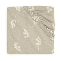 Linge de maison et décoration-Linge de lit bébé-Drap-housse-Drap-housse - JOLLEIN - Jersey Twig Vert Olive - 100% coton - 60x120cm - Lit bébé