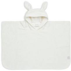 -Poncho de bain coton enfant 1 à 4 ans - Blanc - 100 % coton - 65 x 62 cm - Bébé - Mixte