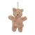 Attache sucette - JOLLEIN - Teddy Bear Biscuit - Marron - Porte tétine bébé MARRON 1 - vertbaudet enfant 