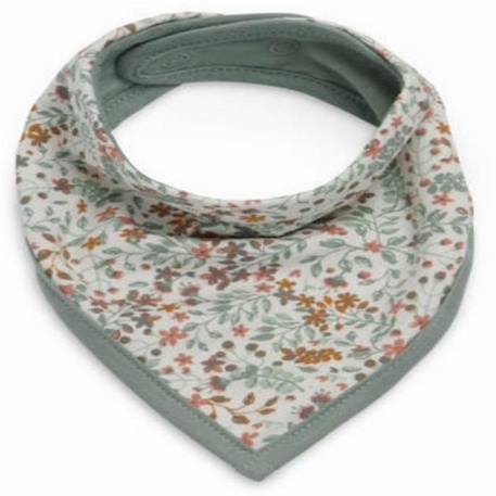 Bavoir Bandana Bloom - JOLLEIN - Vert - 100% coton-jersey - Mixte - 0 mois - Naissance VERT 2 - vertbaudet enfant 