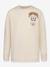 Tee-shirt enfant Collegiate Sport Stack Ls CONVERSE en coton bio. beige 1 - vertbaudet enfant 