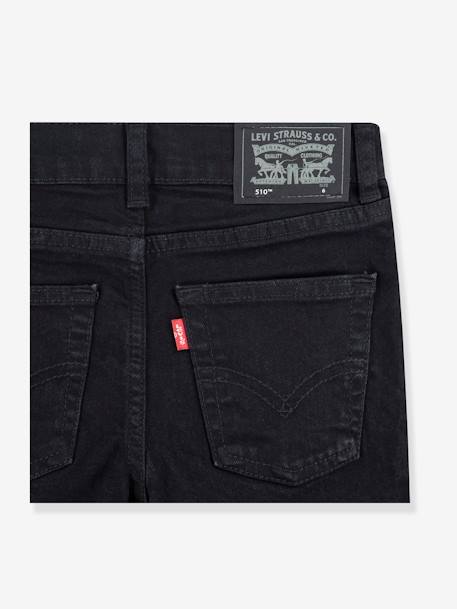 Jean skinny 510 garçon Levi's denim bleached+noir+stone 9 - vertbaudet enfant 