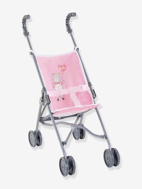 Poussette canne - COROLLE rose+vert sauge 2 - vertbaudet enfant 