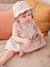 Ensemble robe et chapeau naissance écru 1 - vertbaudet enfant 