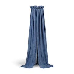 Linge de maison et décoration-Décoration-Jollein Voile Vintage 155 cm Bleu jean