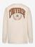 Tee-shirt enfant Collegiate Sport Stack Ls CONVERSE en coton bio. beige 2 - vertbaudet enfant 