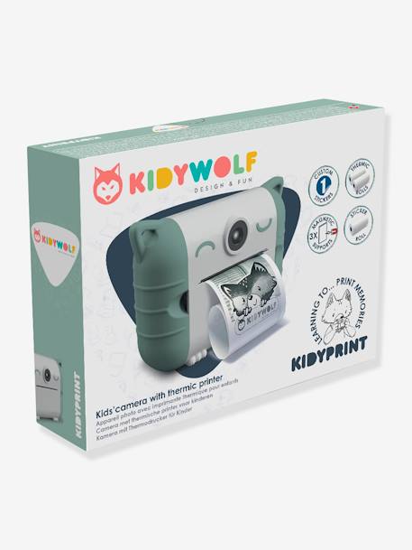 Appareil photo instantané Kidyprint - KIDYWOLF rose+vert 8 - vertbaudet enfant 