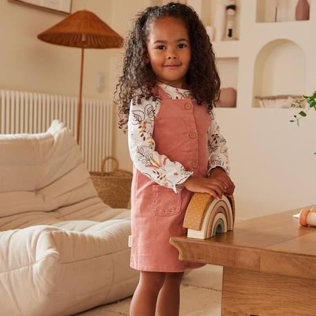 Robe en velours côtelé bébé fille Rosa ROSE 4 - vertbaudet enfant 