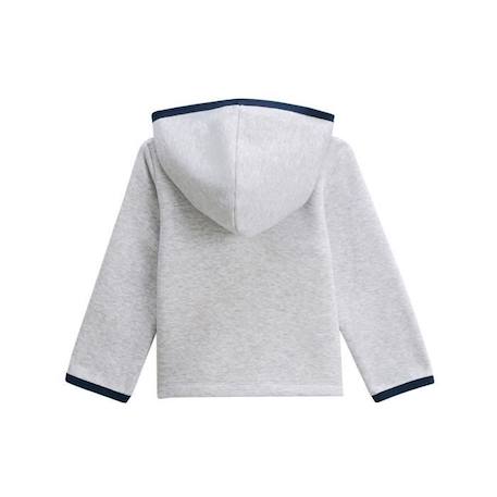 Ensemble bébé en molleton sweat à  capuche et pantalon Tropic Moon BLEU 3 - vertbaudet enfant 