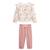 Ensemble sweat et pantalon en molleton bébé fille Machu Picchu ROSE 1 - vertbaudet enfant 