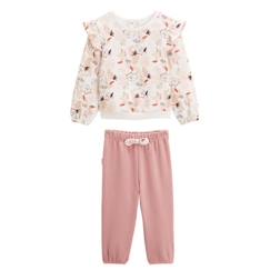 Ensemble sweat et pantalon en molleton bébé fille Machu Picchu  - vertbaudet enfant