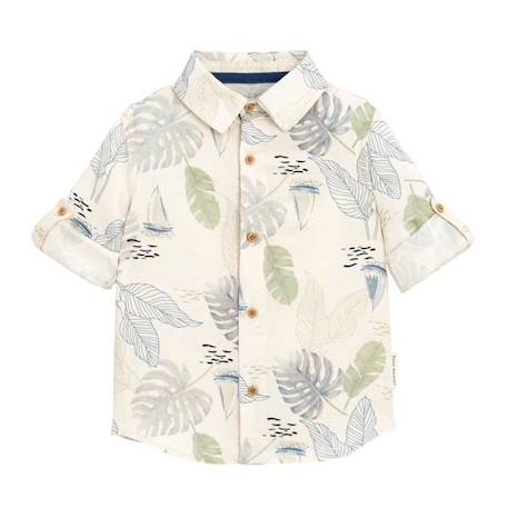 Chemise garçon Biarritz BLANC 3 - vertbaudet enfant 