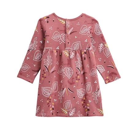 Robe en molleton bébé fille Léonie ROSE 2 - vertbaudet enfant 