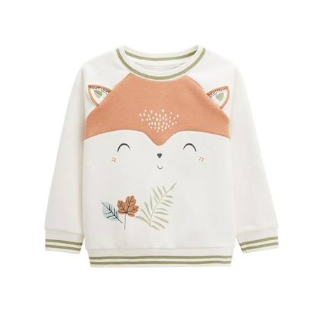 Ensemble en molleton sweat et pantalon bébé garçon Montreal BLANC 2 - vertbaudet enfant 