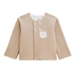 -Gilet réversible bébé mixte Noisette