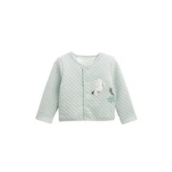 -Gilet bébé réversible en coton matelassé Kimi