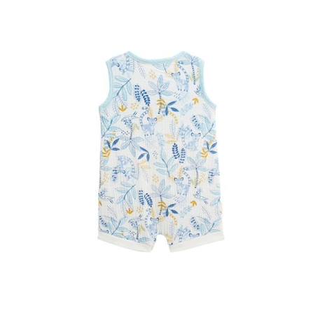 Barboteuse bébé en gaze de coton Gamboa BLEU 2 - vertbaudet enfant 