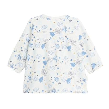 Ensemble robe et legging en molleton bébé fille Luna BLEU 3 - vertbaudet enfant 