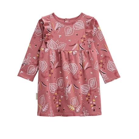 Robe en molleton bébé fille Léonie ROSE 1 - vertbaudet enfant 