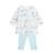 Ensemble robe et legging en molleton bébé fille Luna BLEU 1 - vertbaudet enfant 