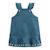 Robe en velours côtelé bébé fille Népal BLEU 1 - vertbaudet enfant 