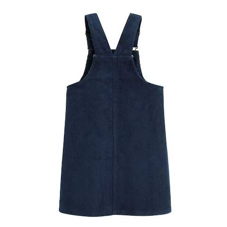 Robe fille en velours côtelé Belle de Nuit BLEU 2 - vertbaudet enfant 