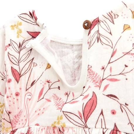 Robe bébé fille en gaze de coton Birdy ROSE 4 - vertbaudet enfant 