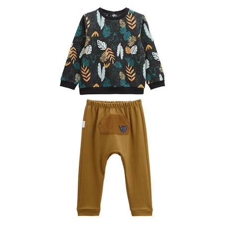 Bébé-Ensemble-Ensemble sweat et pantalon bébé garçon Petit Bavard