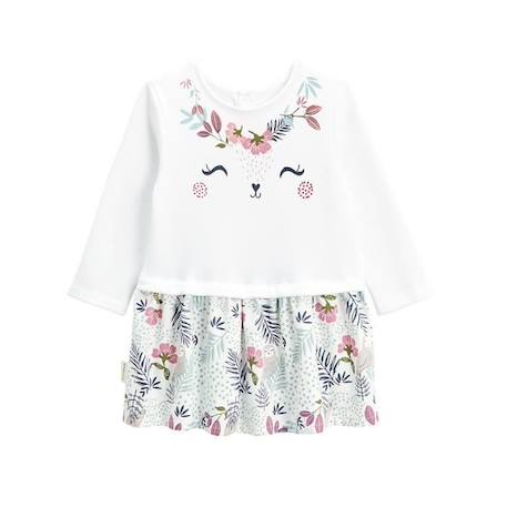 Robe bébé fille Naya BLANC 1 - vertbaudet enfant 