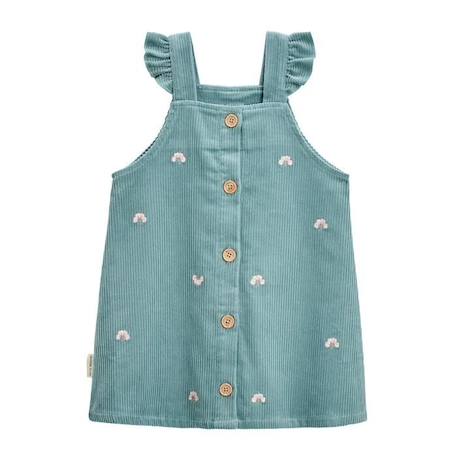 Robe fille en velours côtelé Naya BLEU 1 - vertbaudet enfant 